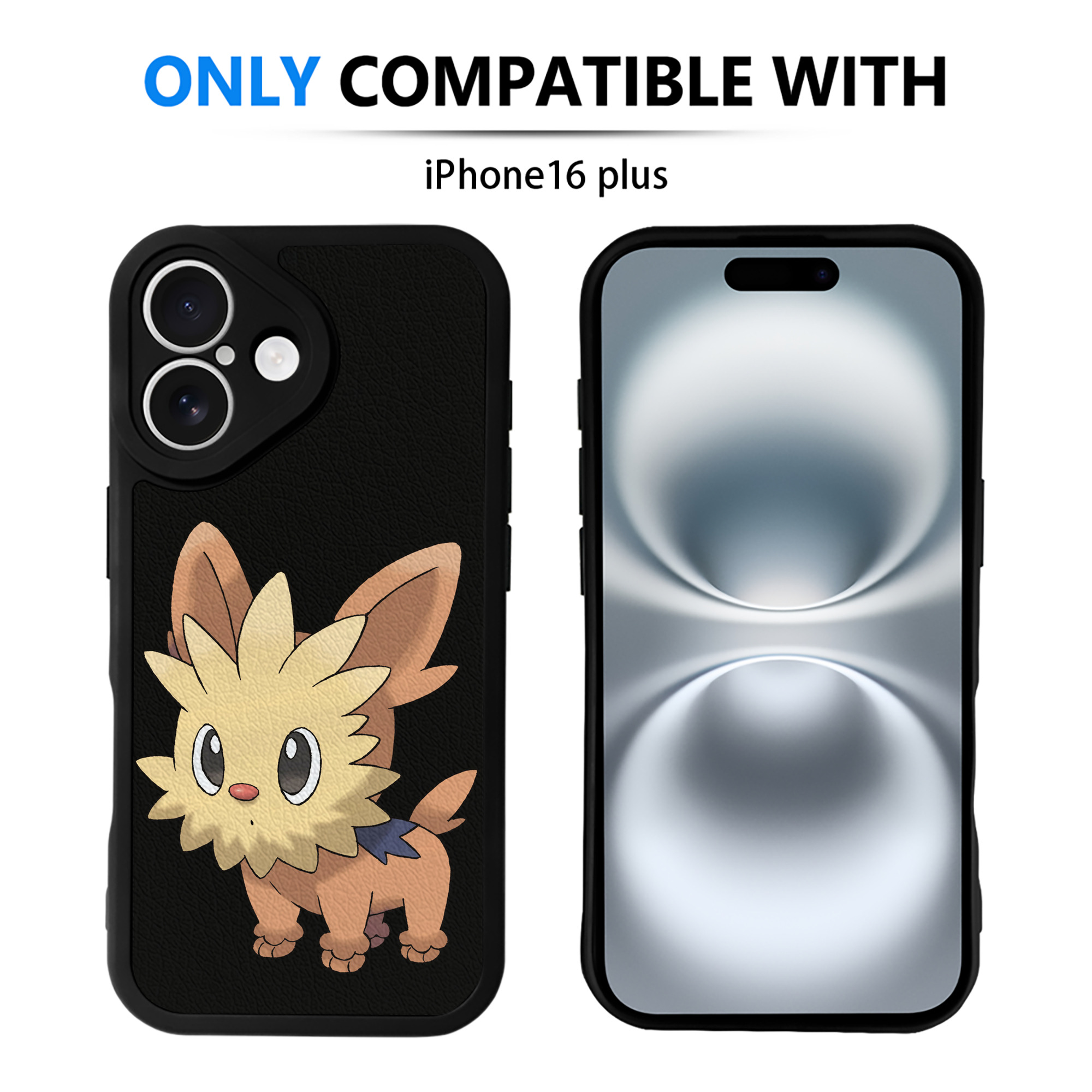 （画像用） ポケットモンスター Pokémon 【iPhone 16シリーズ対応】シリコンスマホケース（レザー調） 材質：シリコン